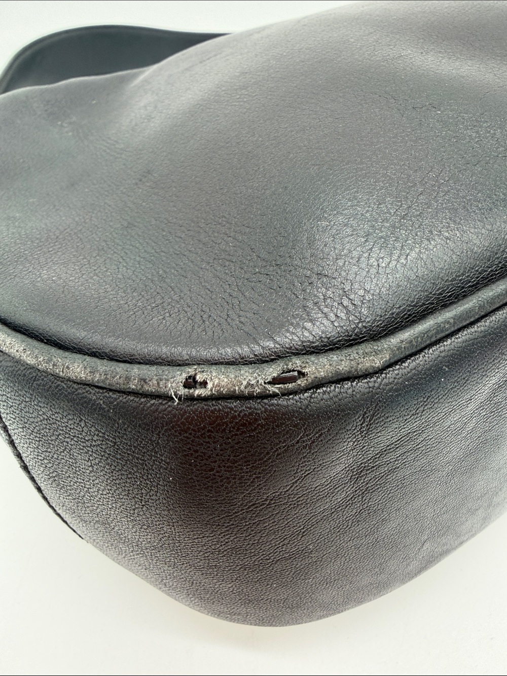 Vintage Coach Legacy West Zoe Crescent Hobo Bag Purse Leather Black 9342 - Picture 11 of 15